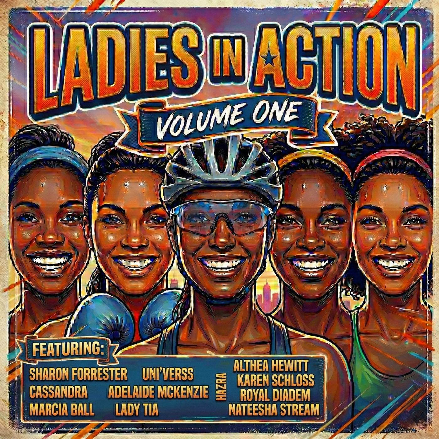 LADIES IN ACTION VOLUME ONE artwork